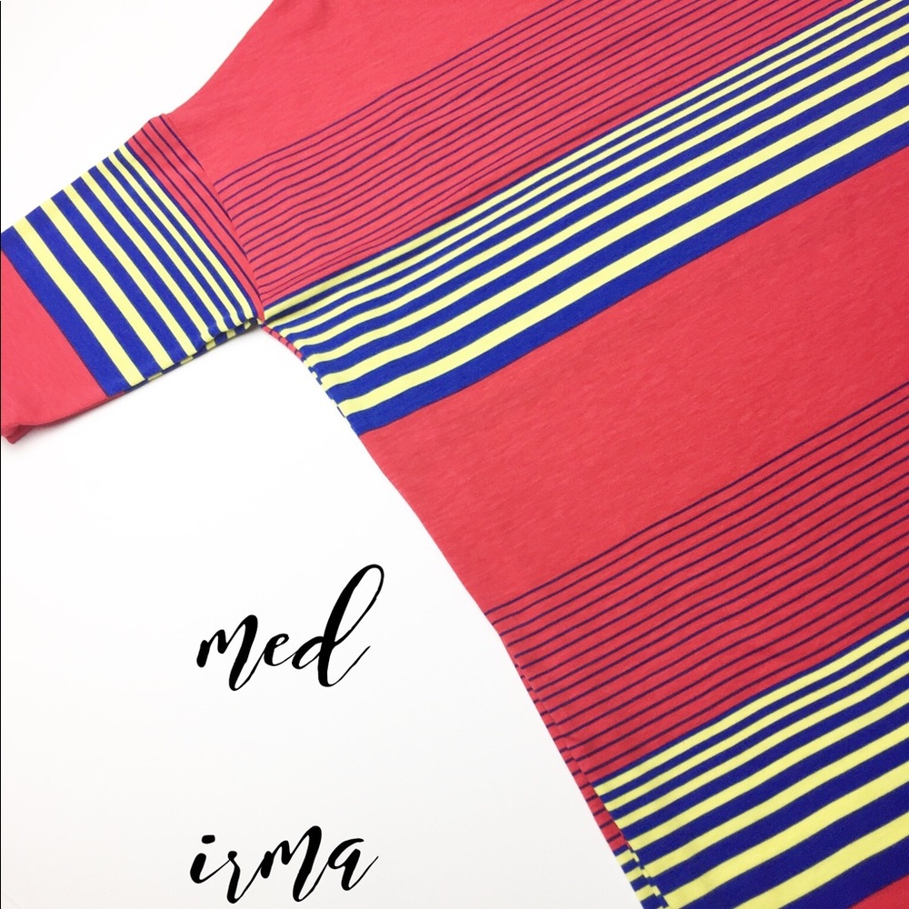 NWT striped LuLaRoe Irma